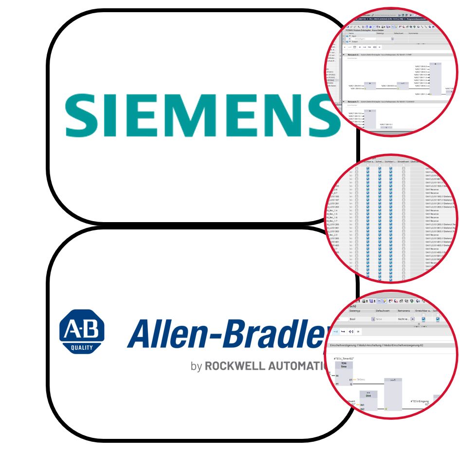 Darstellungen aus der Softwareprogrammierung